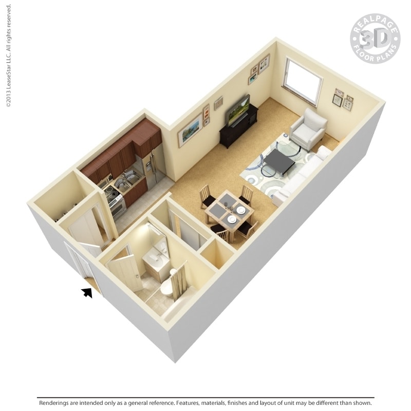 Floor Plan - Studio B