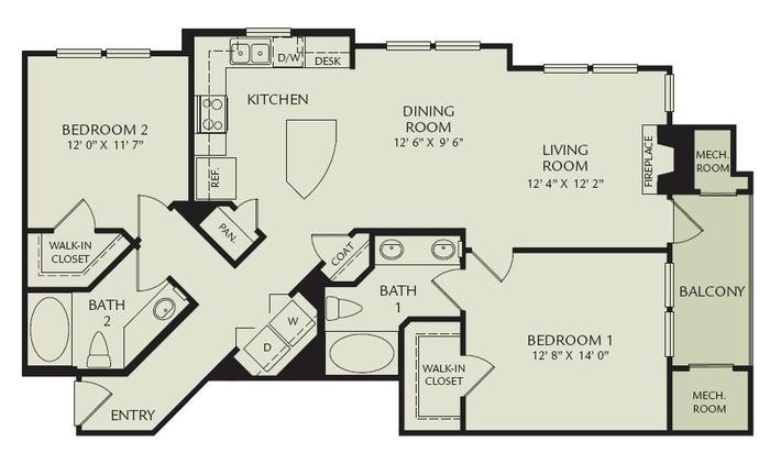 Floor Plan - B1 - Liriope I