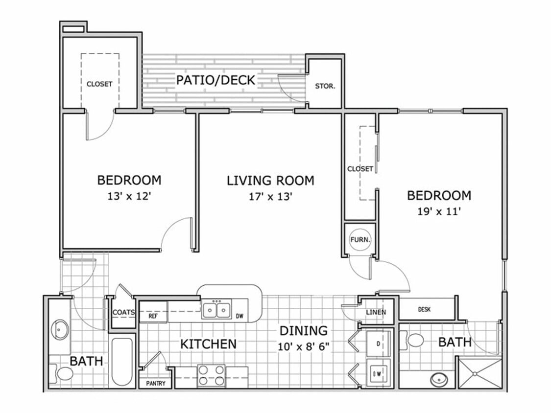 Floor Plan - 2 Bedroom