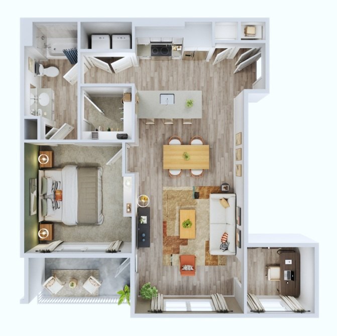 Floor Plan - 1C