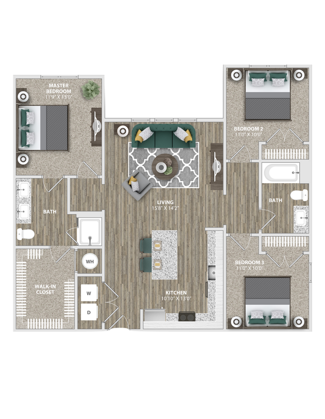 Floor Plan - The Bluejay