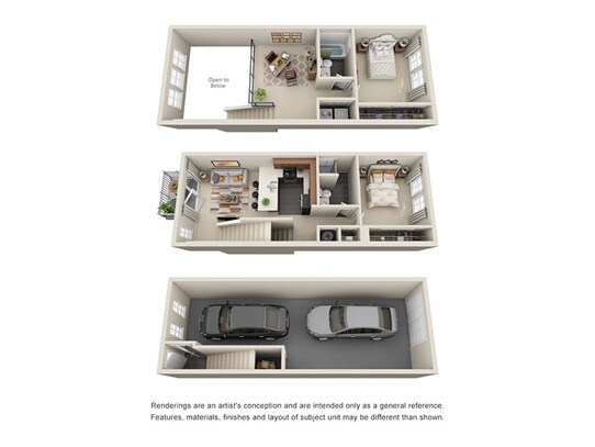 Floor Plan - The Penelope Townhome