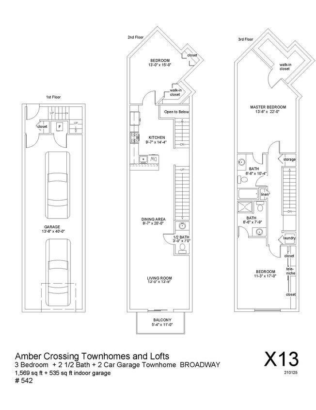 Floor Plan - Townhome