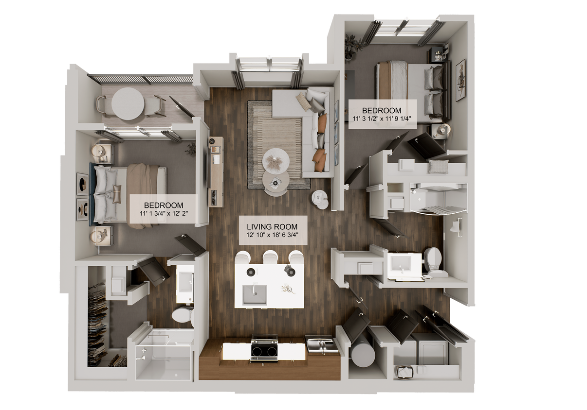 Floor Plan - The Archive (B1B)