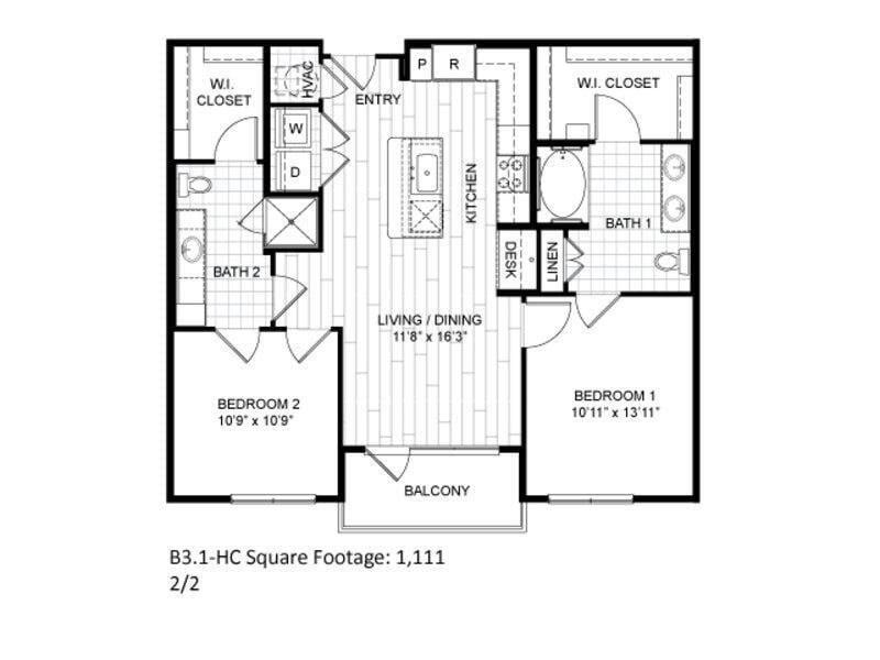 Floor Plan - B3.1-HC