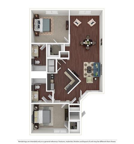 Floor Plan -  Cayman with Sunroom
