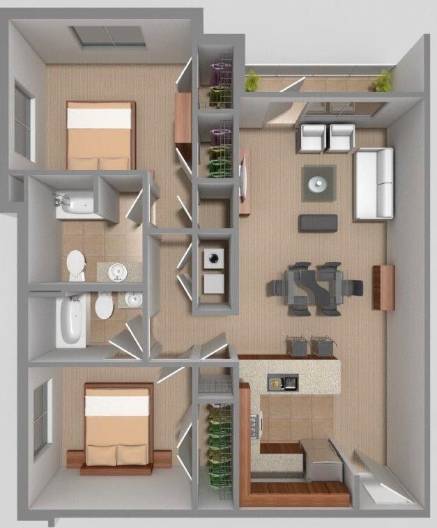 Floor Plan - B1-Westover