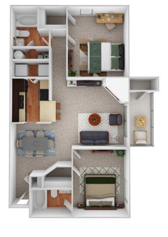 Floor Plan - B2 - River Birch