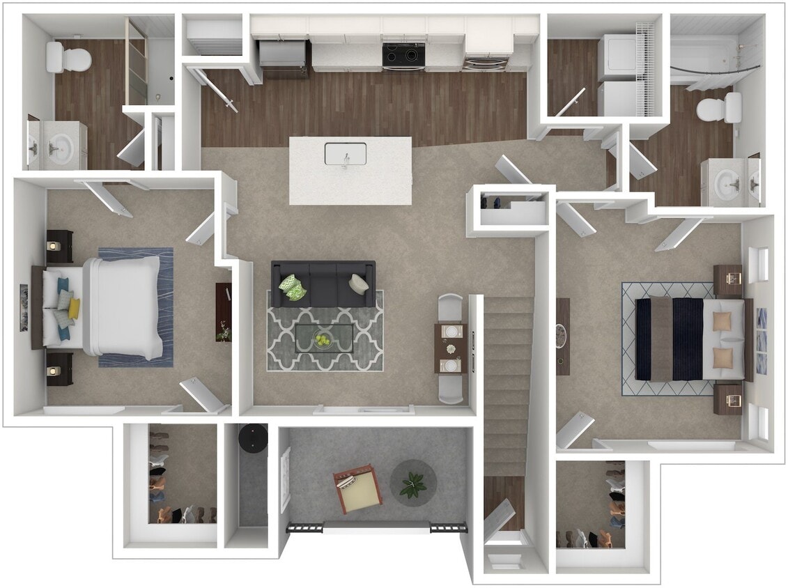 Floor Plan - 2X2C