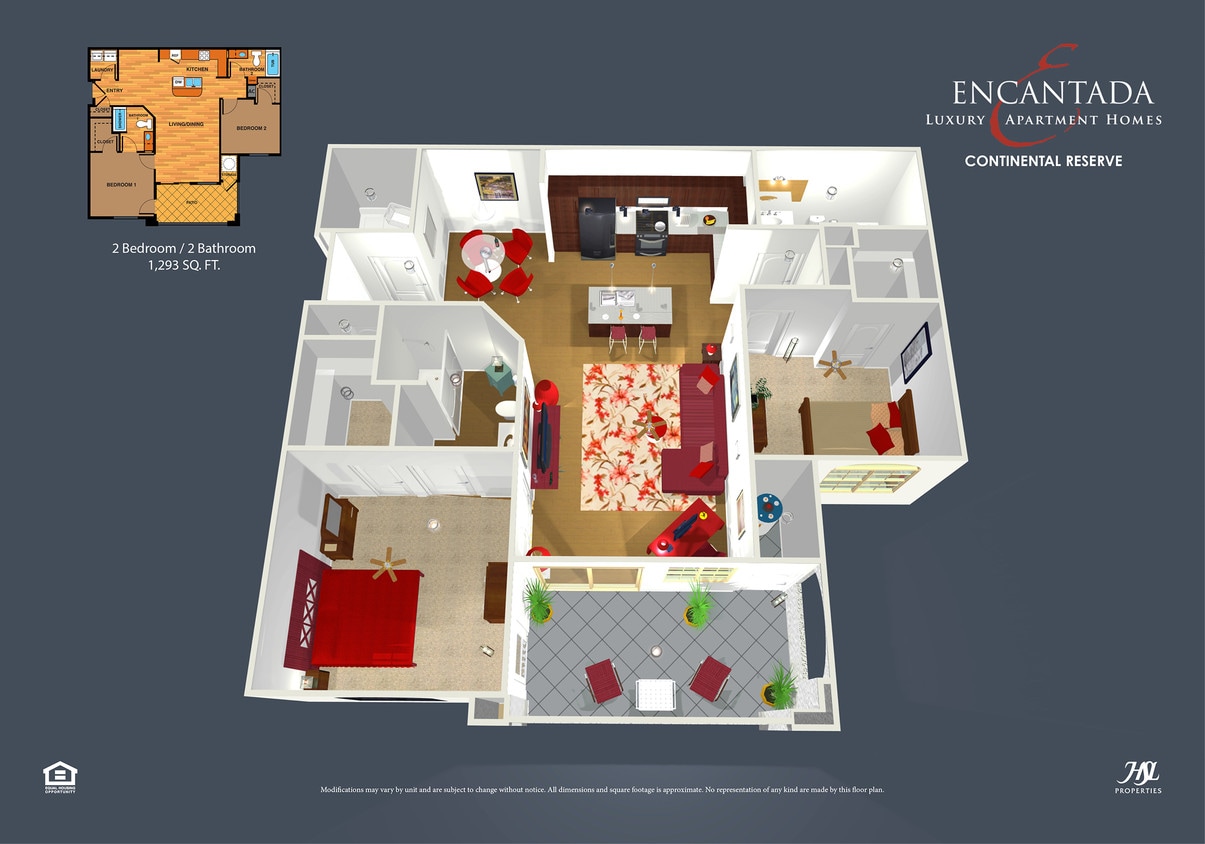 Floor Plan - Two Bedroom C
