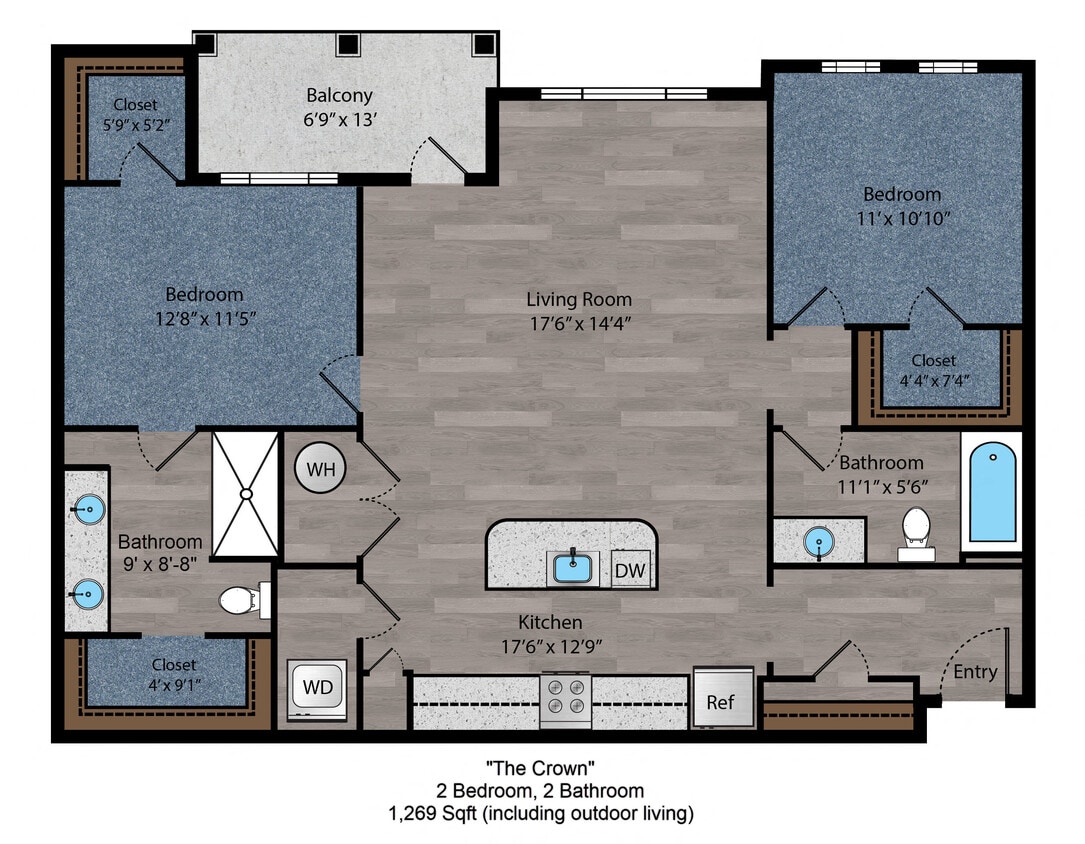 Floor Plan - The Crown