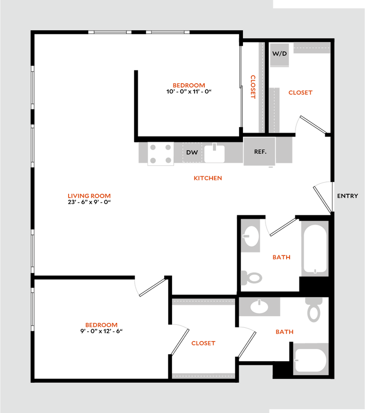 Floor Plan - Plan 2B