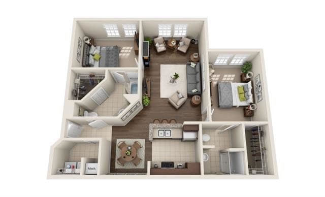 Floor Plan - Energy Solarium