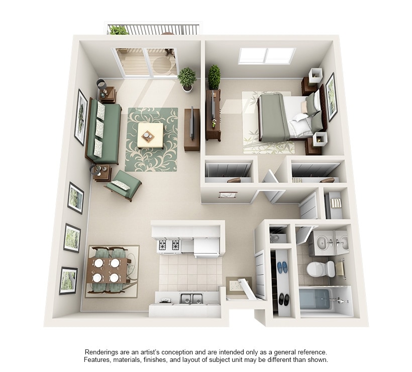 Florence - 1 Bed 1 Bath