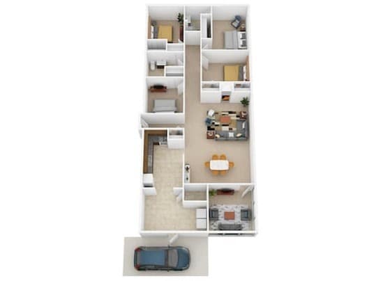 4 Bed Single Home - Four Bedroom Single