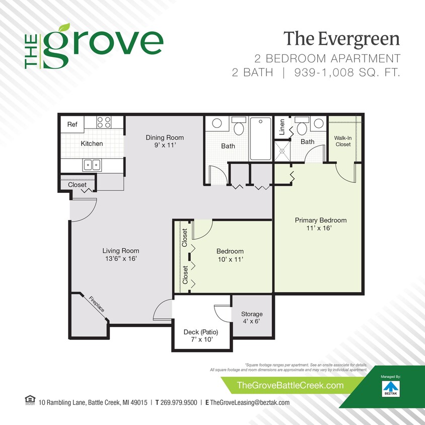 Floor Plan - The Evergreen