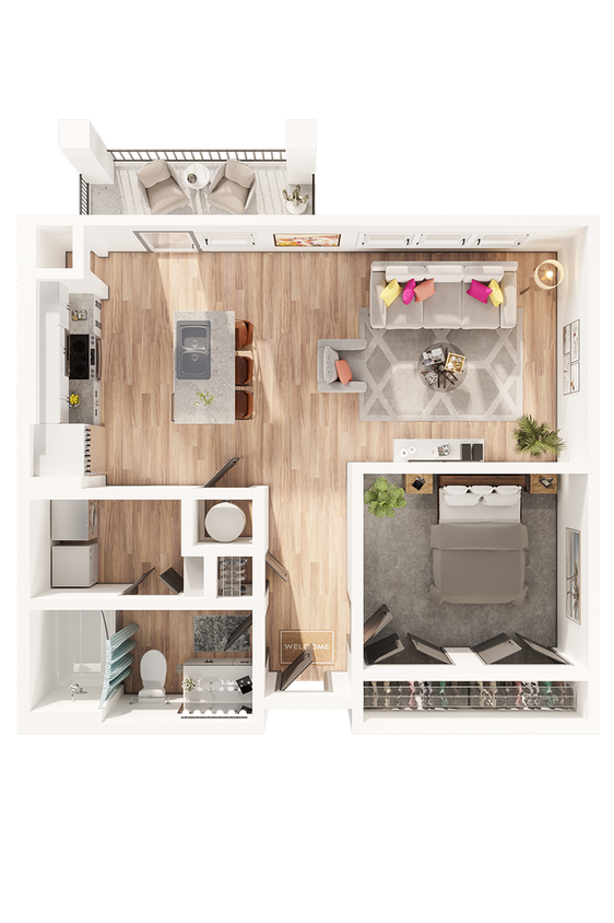 Terrawood - A1A Floor Plan - A1A