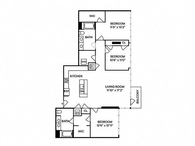 Floor Plan - C3- Penthouse 732