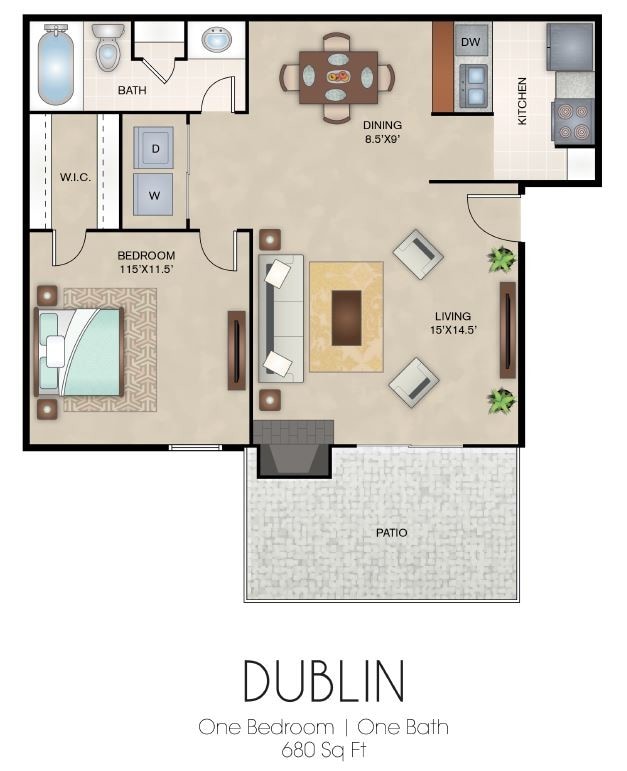 Floor Plan - Dublin- A2