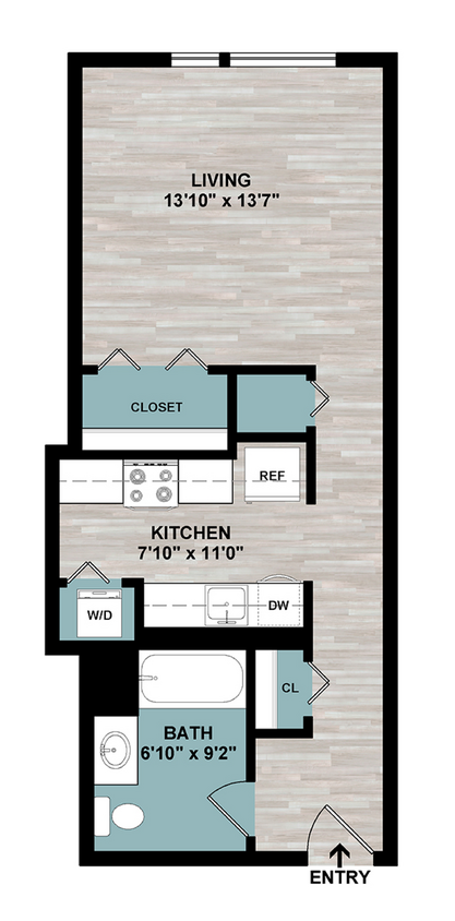 S1 | Studio Floorplan - S1