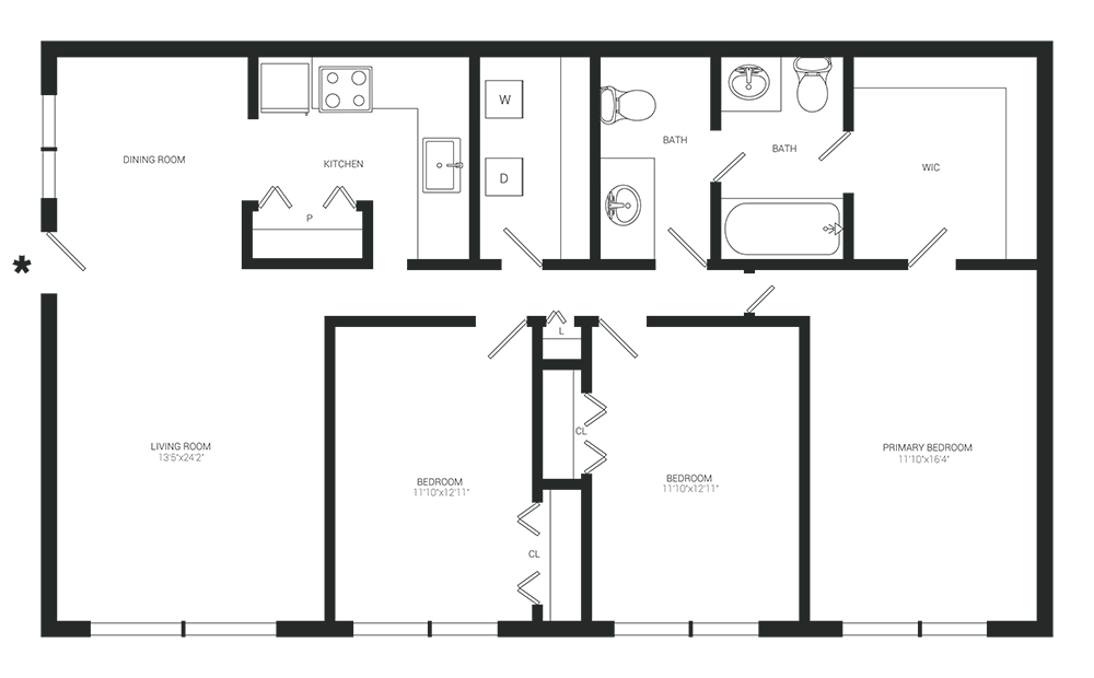 Floor Plan - The Caspian