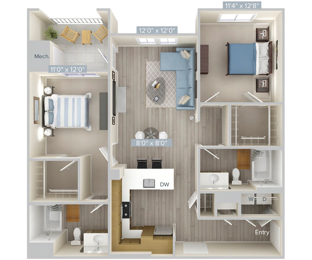 Floor Plan - B2-1130-1-Gar