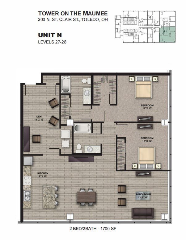 Floor Plan - Tower N