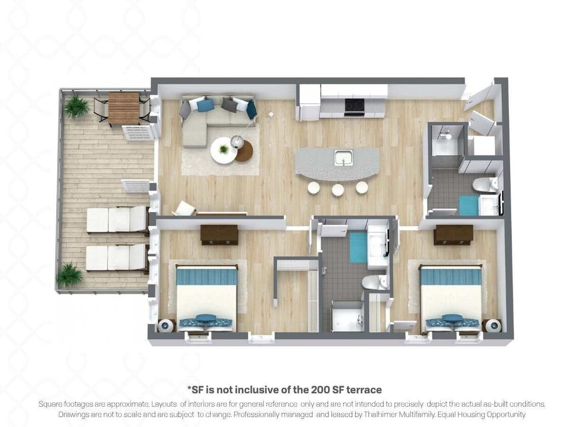 Floor Plan - Stockton | +200 sqft Terrace