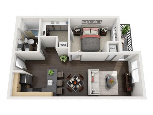 Floor Plan - The Carriage