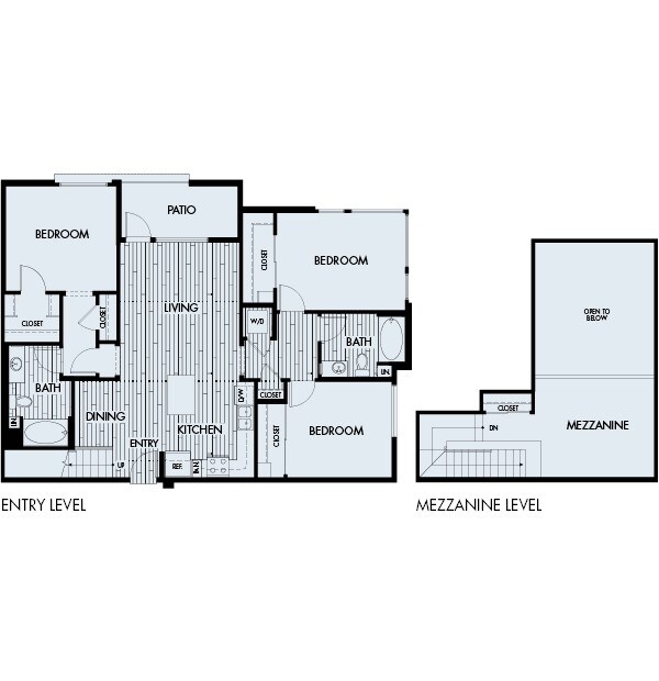 Floor Plan - Plan 3A Mezzanine