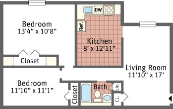 2 Bedroom - 2 Bedroom