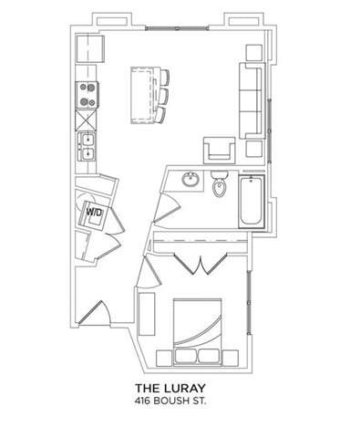 Floor Plan - The Luray