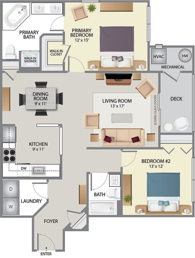 Floor Plan - Mulberry II