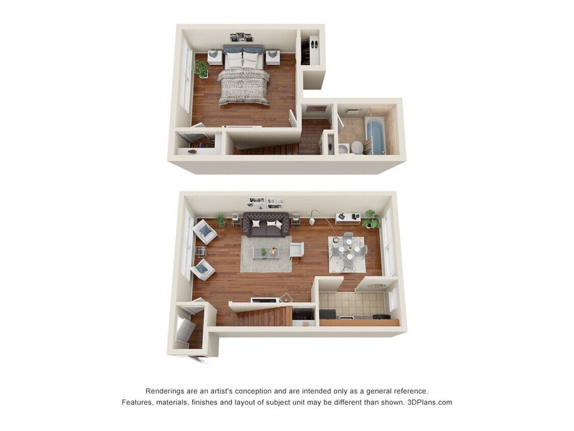 1 bedroom duplex - ONE BEDROOM DUPLEX