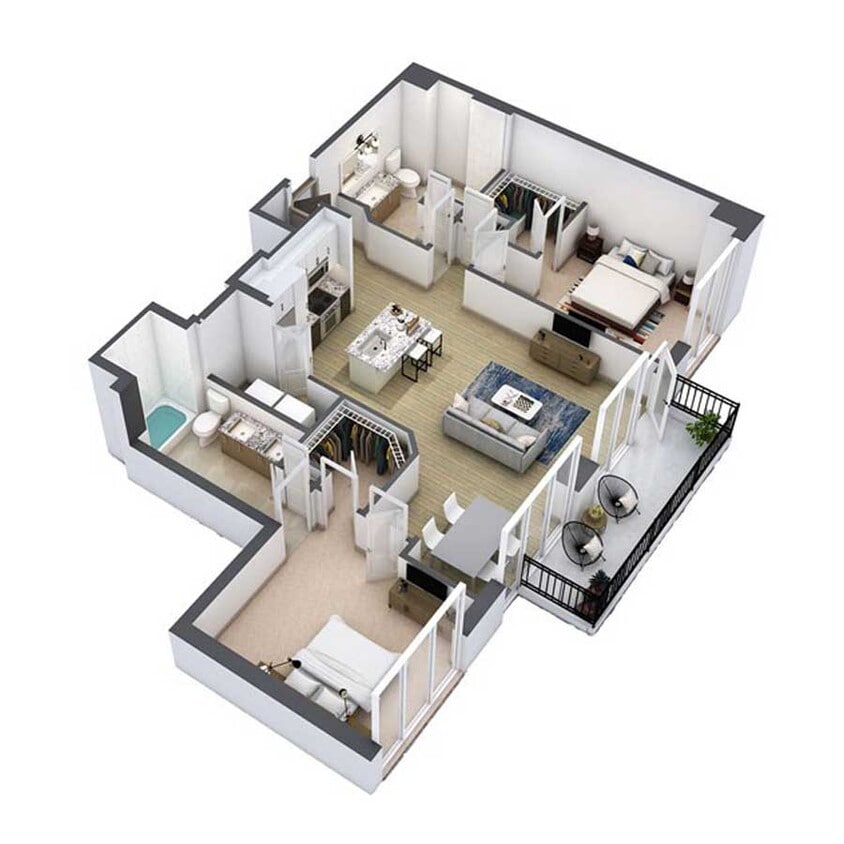 Floor Plan - Hill - B11M