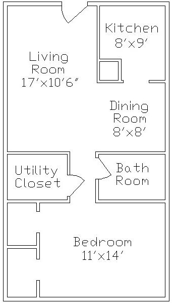1BR/1BA - One Bed One Bath
