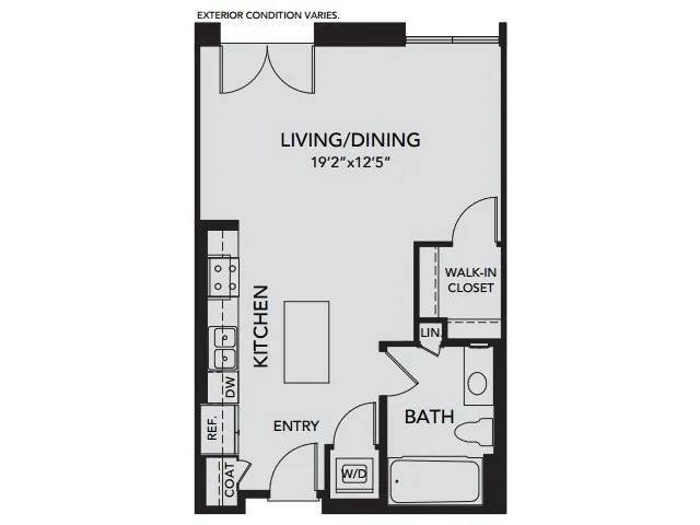 Floor Plan - S1 - Studio
