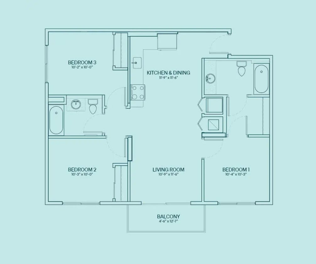 3b2b.jpg - 3 Bedroom, 2 Bathroom