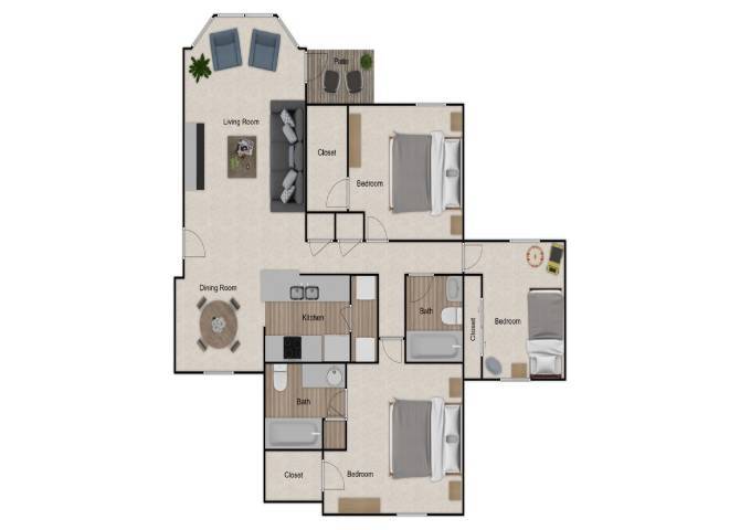 Floor Plan - Fairfield Renovated