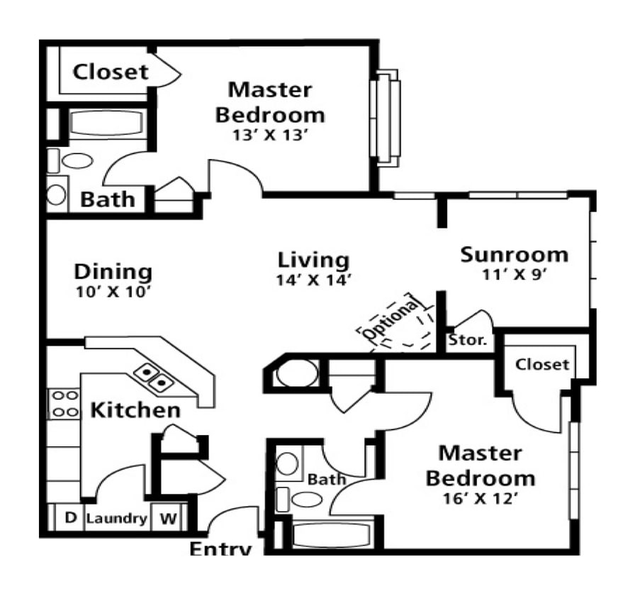 Floor Plan - Turnberry Renovated