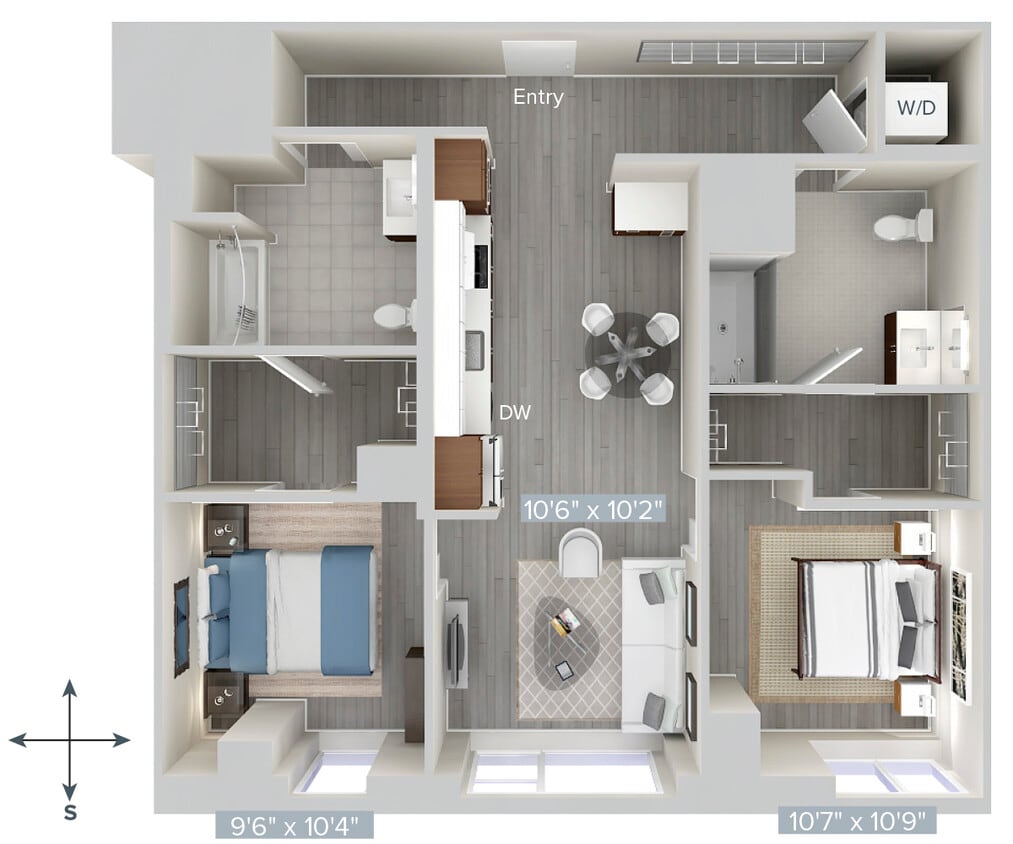 Floor Plan - B1-1031-1039-HC