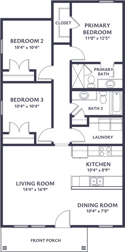 Three.1.png - 3 BR/2 BA