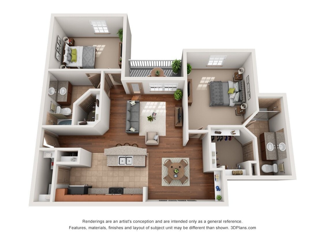 Montage at Cinco Ranch - The Jefferson - 2 Beds - 2 Baths - 1102 Sq. ft. - The Jefferson