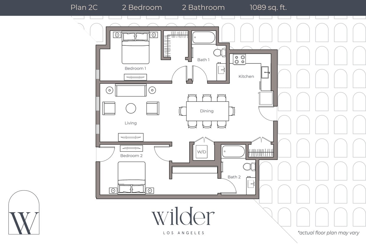 Floor Plan - 2 Bedroom C