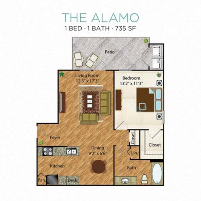 Floor Plan - The Alamo