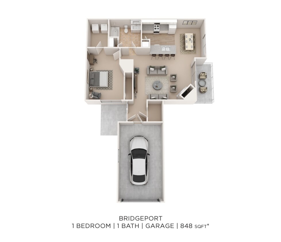 Floor Plan - Bridgeport w/ Garage - Lower Level