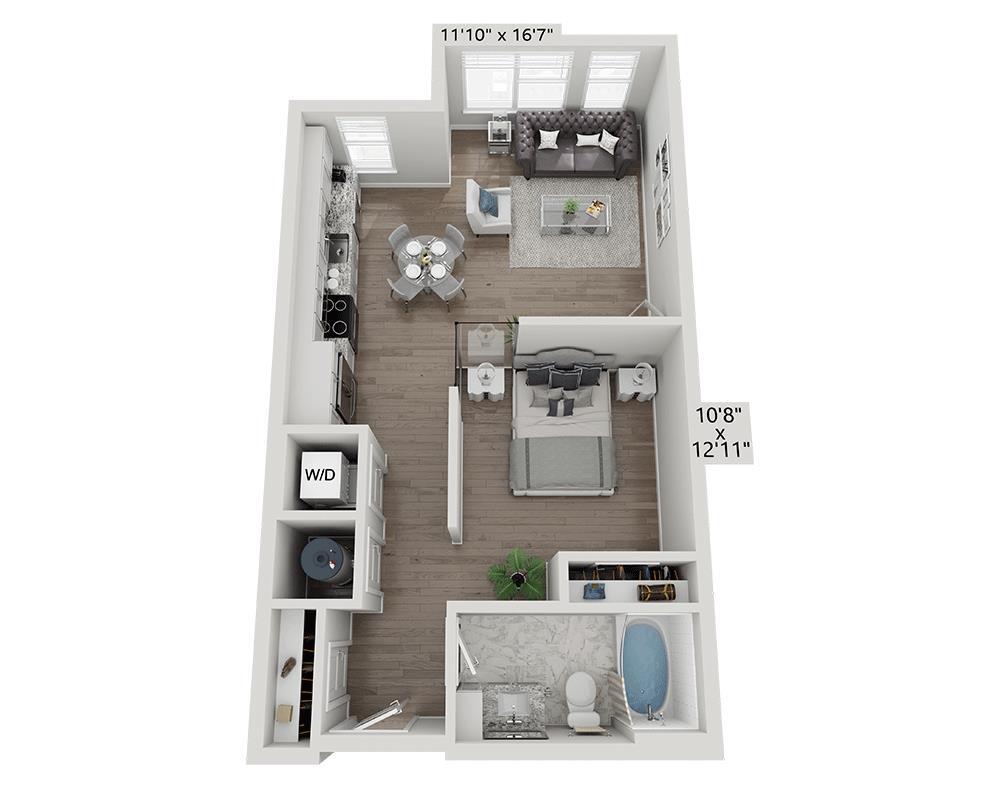 Floor Plan - Studio E1B