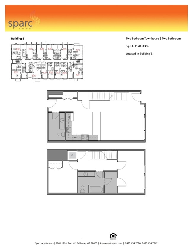 Floor Plan - 2x2 Townhome