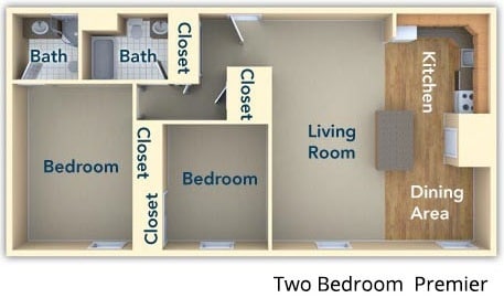 Two Bedroom Premier - 2B2B