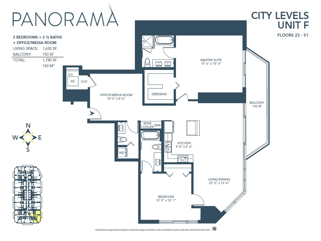 Floor Plan - F  Line - City Level